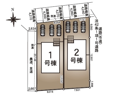 ☆下北方町6-1号棟　2,988万円　2階建☆
